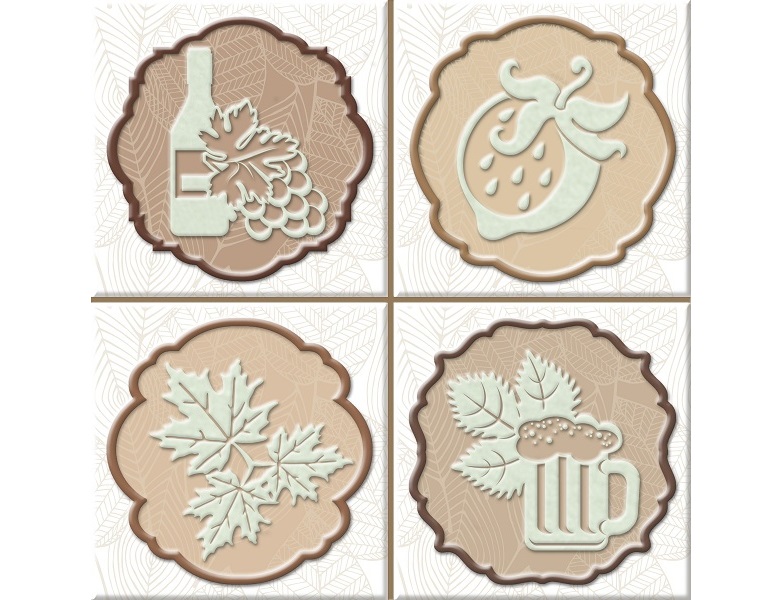 Monocolor Set Autumn Fosker 10X10 глянцевая