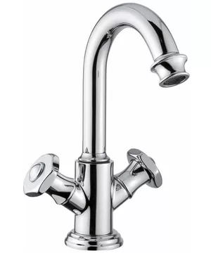 Смеситель CEZARES -LS2-01-S1 для умывальника, двухзахватный, хром