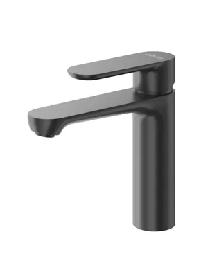 Смеситель CEZARES -LS-NOP для раковины, с донным клапаном, черный матовый