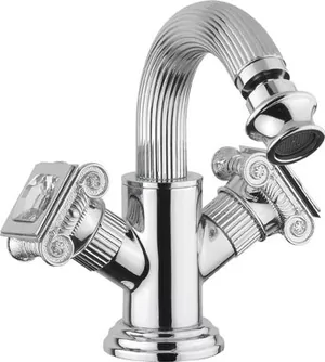 Смеситель CEZARES -BS2-01-Sw для биде, с донным клапаном, хром/ручки Swarovski