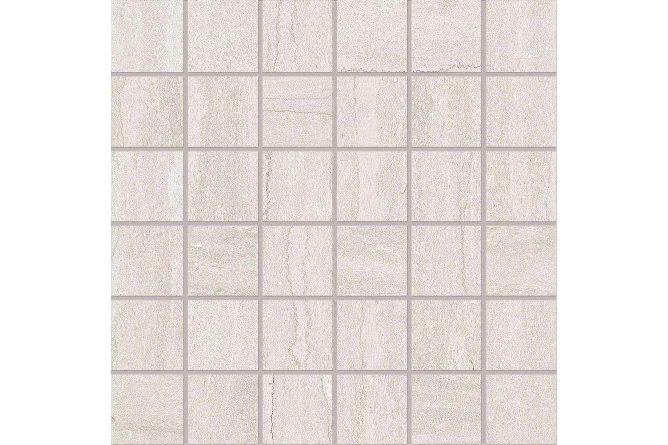 фон Portland Stone Mosaico 5X5 Vein Cut Talc Naturale 30x30