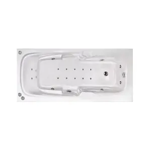 Ванна прямоугольная BACH 170х73 Система 4"А", гидро+аэромассаж+спинной, каркас