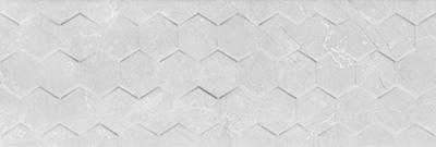 Braga White Hexagon Rett 25X75 глянцевая