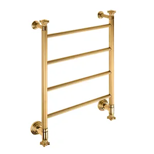 Полотенцесушитель электрический Margaroli Armonia 2-952 J (840х625) золото, 100Вт, 2952J5504GONB