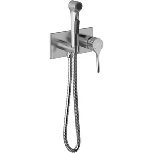 Смеситель Jacob Delafon E25838-CP однозахватный с гигиеническим душем, цвет: хром