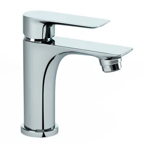 Смеситель для раковины Paini однозахватный, с донным клапаном, излив 88мм, хром 76CR211