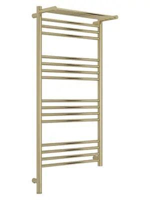 СУНЕРЖА с полкой Полотенцесушитель 1000х500 шампань МЭМ левый 020-6006-1050