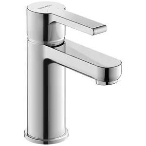 Смеситель Duravit для раковины однозахватный без донного клапана, излив 101мм, хром B21010002010