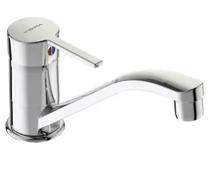 Смеситель для кухни Vidima Logic однорычажный, c литым изливом, цвет: хром BA282AA