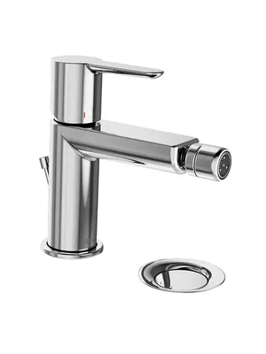 Смеситель для биде RAVAK PU 055.00 однозахватный, с донным клапаном, хром X070144