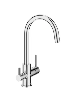 Смеситель для кухни Aqueduto ASI0100 однозахв., излив 226мм, с кан. д/фильтр.. воды, хром