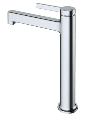 Смеситель для раковины ESKO 231 мм, однозахватный, фиксированный излив, хром SC25