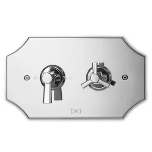 Смеситель термостатический Devon&Devon 2248CR встраиваемый, внешняя часть, цвет: хром