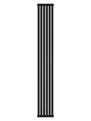 СУНЕРЖА Дизайн радиатор 1800х270 (6 секц) черный матовый, универ.подкл., 1/2", 31-0332-1806
