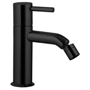 Смеситель для биде Fantini 5013E808F однозахватный, донный клапан, черный матовый