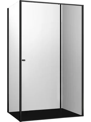 Душевой уголок WasserKRAFT 1200х900х2000 стекло прозрачное/профиль черный 61S07