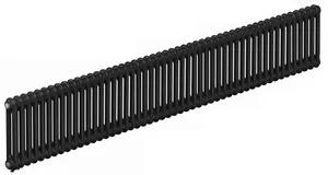 Радиатор стальной двухтрубчатый RIFAR 2018 - 50 секций, нижнее подкл. с терм.клапном, антрацит