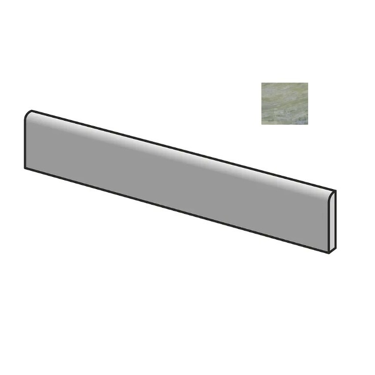 Sant Agostino Paradiso CSABPGRE60 Battiscopa Green 7,3x60 матовая