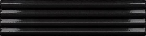 декор Costa Nova Black Praria Glossy 5x20