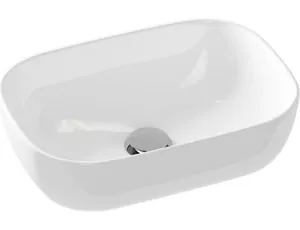 Раковина Cersanit 50 SQUARE (500х360х150) на столешницу, белая 63570