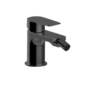 Смеситель для биде Fantini 6113V608F однозахватный, с донным клапаном, черный матовый