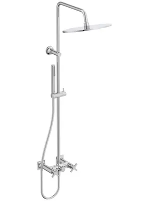Душевая система Ideal Standard смеситель для душа, верхний душ, лейка, хром BD158AA