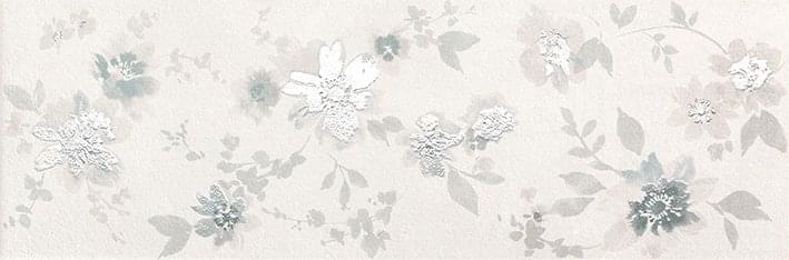 декор Deco And More Flower White 25x75