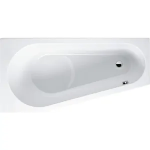 Ванна акриловая RIHO 160х80 R без гидромассажа, асимметричная правая (установка в левый угол)