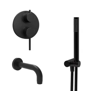 Душевая система Paini для ванны/душа, однозах., с ручн. душ., черн. брашир. 78PZSET26911BATH