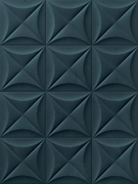 декор 4D Flower Deep Blue 20x20