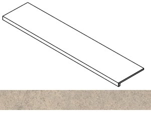 Forte dei Marmi Rock Moleanos Cream Fro,33x160 матовая