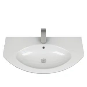 Раковина накладная Cezares EDEN 920х520х140 перелив, отв. под смеситель, иск. мрамор, белый 50177