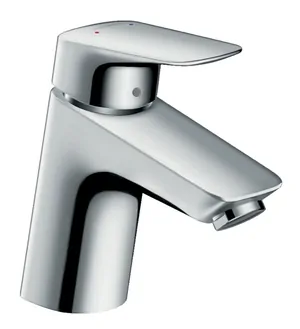 Смеситель Hansgrohe 71071000 для умывальника, низкий фиксированный излив, без донного клапана