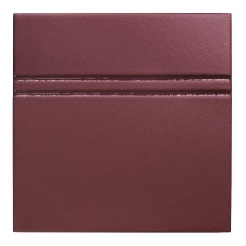 декор Point And Dash Burgundy 15x15