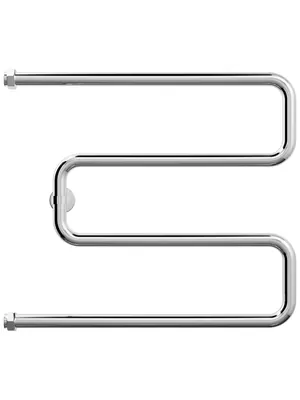 GROTA Полотенцесушитель водяной 500x600 полиров. нерж.сталь 1"