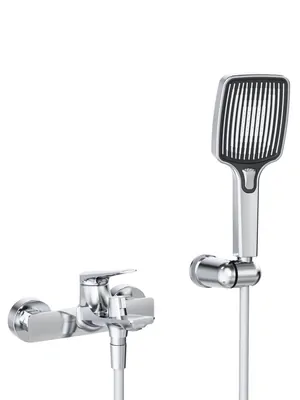 Смеситель CEZARES -VD-01 для ванны и душа, ручной душ, однозахватный, фиксир.излив, хром
