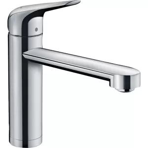 Смеситель Hansgrohe для кухни 120 мм поворотный излив установка перед окном 71807000
