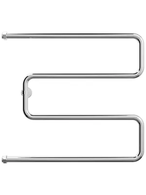 GROTA Полотенцесушитель водяной 600x700 полиров. нерж.сталь 1"