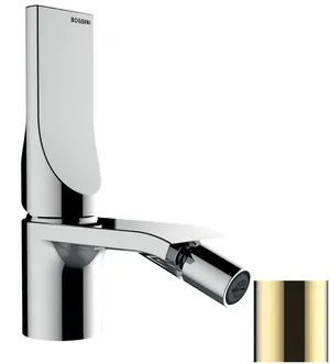 Смеситель для биде Bossini E89601021 однозахватный, донный клапан, золото