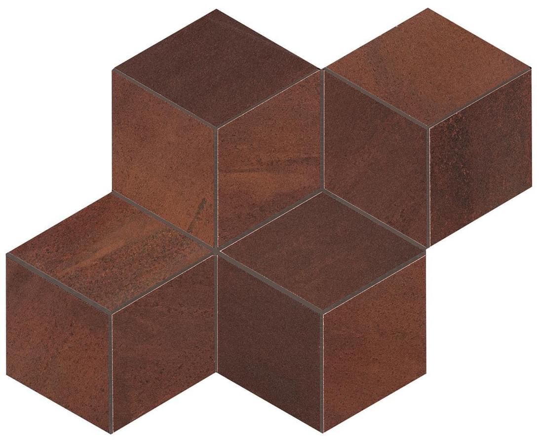 мозаика Blaze Corten Mosaico Esagono Matt 30x35