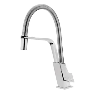 Смеситель для кухни TEKA IC 939 CHROME однозахватный,высокий,поворотный излив,хром 339390200