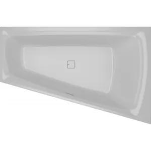 Ванна акриловая RIHO SMART L 170х110 без гидромассажа, трапеция, левая, белая