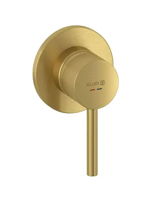 Смеситель KLUDI для душа,встраиваемый,однозахватный,золото матовое 38925N076