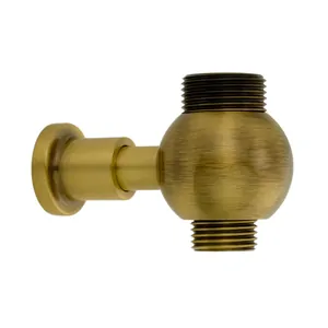 Штуцер проходной Migliore RICAMBI для душевой колонны 1/2"х3/4", бронза ML.RIC-30.100.BR