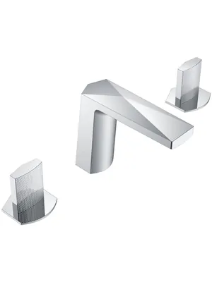 Смеситель Boheme для раковины, на 3 отверстия, двухзахватный, хром 150-CR-TOUCH