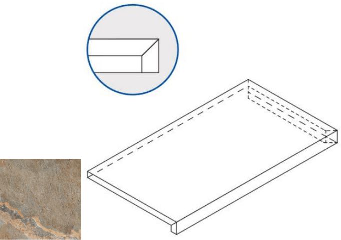 Magnetique X2 Dark Scalino Angolare Dx 30X60 матовая