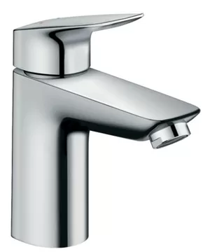 Смеситель Hansgrohe 71171000 для умывальника, фиксированный излив, металлич. донный клапан