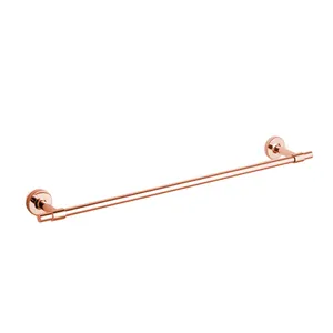 Полотенцедержатель Bertocci настенный, прямой, 360 мм, золото розовое 110 0516 5500