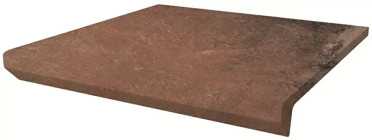 Scandiano Rosso Kapinos Stopnica Prosta 29,5х32,8 матовая