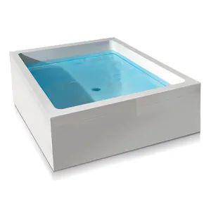 Ванна Gruppo Treesse 200 V8321 2000х1600х660 CrystalTech, отдельностоящая, 2 подголовн., слив